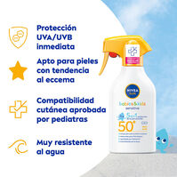 Spray Solar Bebés & Niños Sensitive SPF50+  270ml-204120 Spray Solar Bebés & Niños Sensitive SPF50+  270ml-204120 1